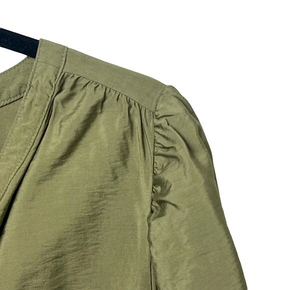 Ingrid & Isabel The Sweet Escape Maternity Midi Dress Olive Green Sz XL - Picture 5 of 8